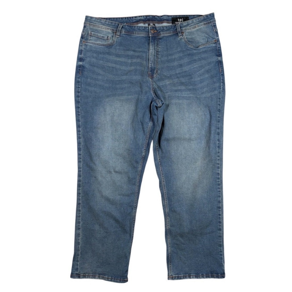 The Perfect Jean NYC Jeans Mens 44x30 Blue Thick Thicc Demin Pants Stretch